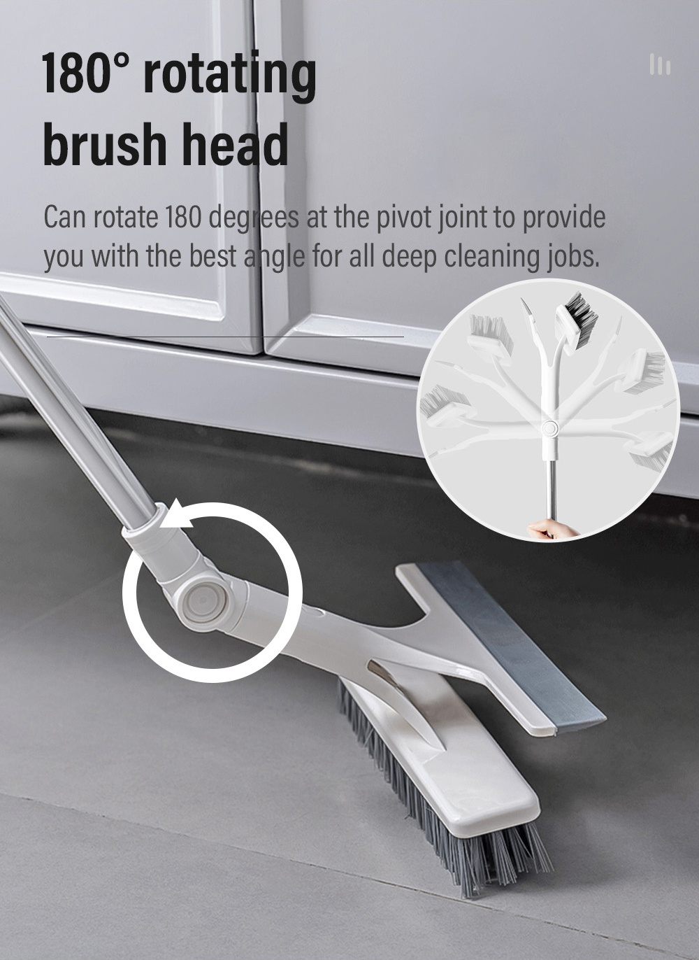 Telescopic Double-sided Floor Brush-4